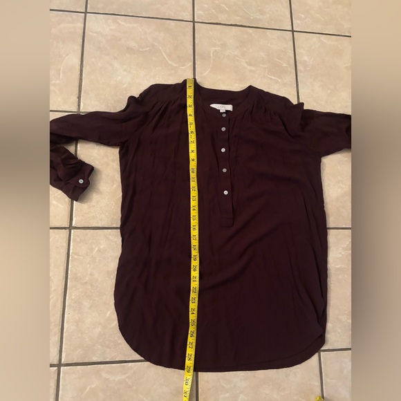 Dark Maroon LOFT‎ shirt - Picture 6 of 6